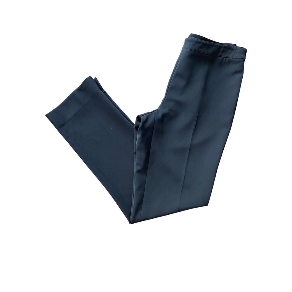 LAFAYETTE 148 BLEECKER TROUSER PANT BLACK SIZE 2